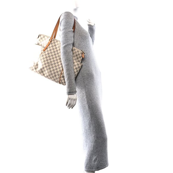 Authentic Louis Vuitton Damier Azur Totally MM Tote Bag - Picture 7 of 17